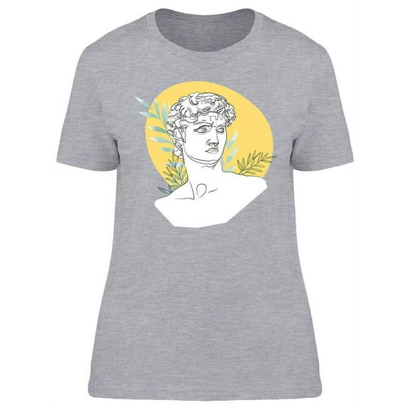 David Sculpture And Background T-Shirt Women -Image by Shutterstock, Female Medium