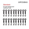thumbnail image 1 of 20pcs Carp Fishing Tackle Extra Strong Spinner Swivel Quick Change Swivels Hair Chod Helicopter Ronnie Rig Accessories 20PCS-Standard, 1 of 6