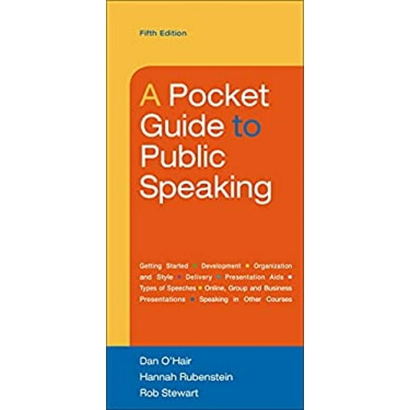Pre-Owned A Pocket Guide to Public Speaking (Unknown) 1457670402 9781457670404