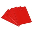 thumbnail image 1 of Unique Bargains 2.13 x 3.39' NFC Blank PVC Color Cards, 10 Pcs, Red, 1 of 5