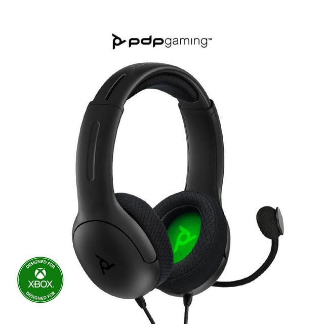 PDP AIRLITE Wired Headset: Black - Xbox Series X|S, Xbox One, & Windows 10/11