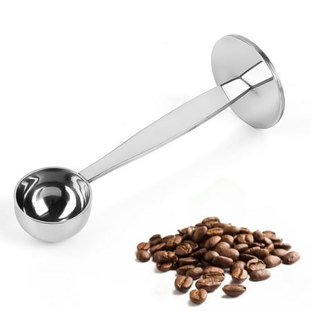 

Pengpengfang Coffee Scoop Two Heads Design Long Handle Stainless Steel Food Grade Coffee Tamper for Home