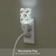 thumbnail image 5 of Balery green plaid Moose tree Luz Nocturna LED con Sensor Automático, Enchufe con Sensor Crepuscular, Luz Suave de 0.5W para Dormitorio, Pasillo, Baño-US, 5 of 7