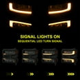 thumbnail image 5 of Spec-D Tuning Black Smoke Full LED Strip Headlights w/Switchback Sequential Turn Signals and Startup Animation Compatible with 2019-2021 Chevy Silverado 1500, 2022 Chevy Silverado 1500  LTD, 5 of 7