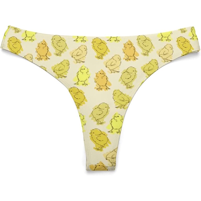 Yellow Chicken Women G String Thong Sexy T Back Gstring Underwear