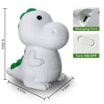 thumbnail image 3 of Night Light for Kids,Cute Silicone Nursery Dinosaurs Lamp for Baby and Toddler,Animal NightLight for Boys and Girls (Dinosaur), 3 of 5