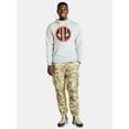 thumbnail image 3 of Deadpool Men's & Big Men's Logo Graphic Hoodie with Long Sleeves, Sizes S-3XL, 3 of 5