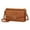 Brown, variant on Crossbody Purses for Women with Phone Pocket Medium Vegan Leather Multi-Pocket Shoulder Bag
