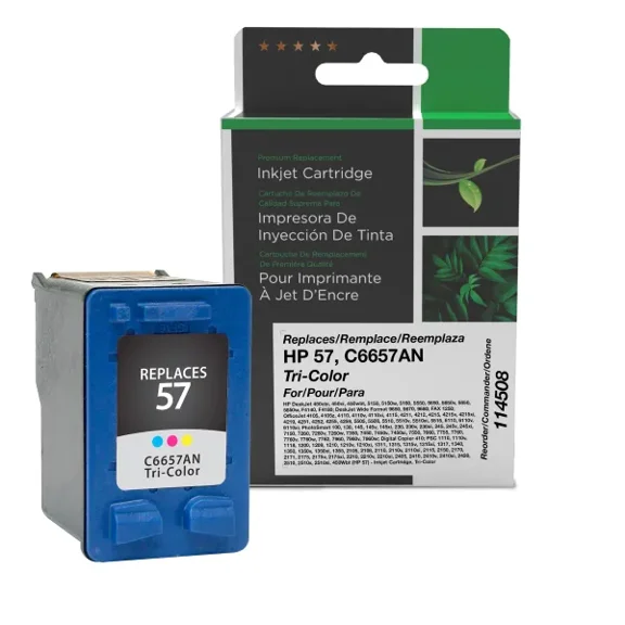 Remanufactured Clover Imaging Tri-Color Ink Cartridge compatible with HP 57 (C6657AN)