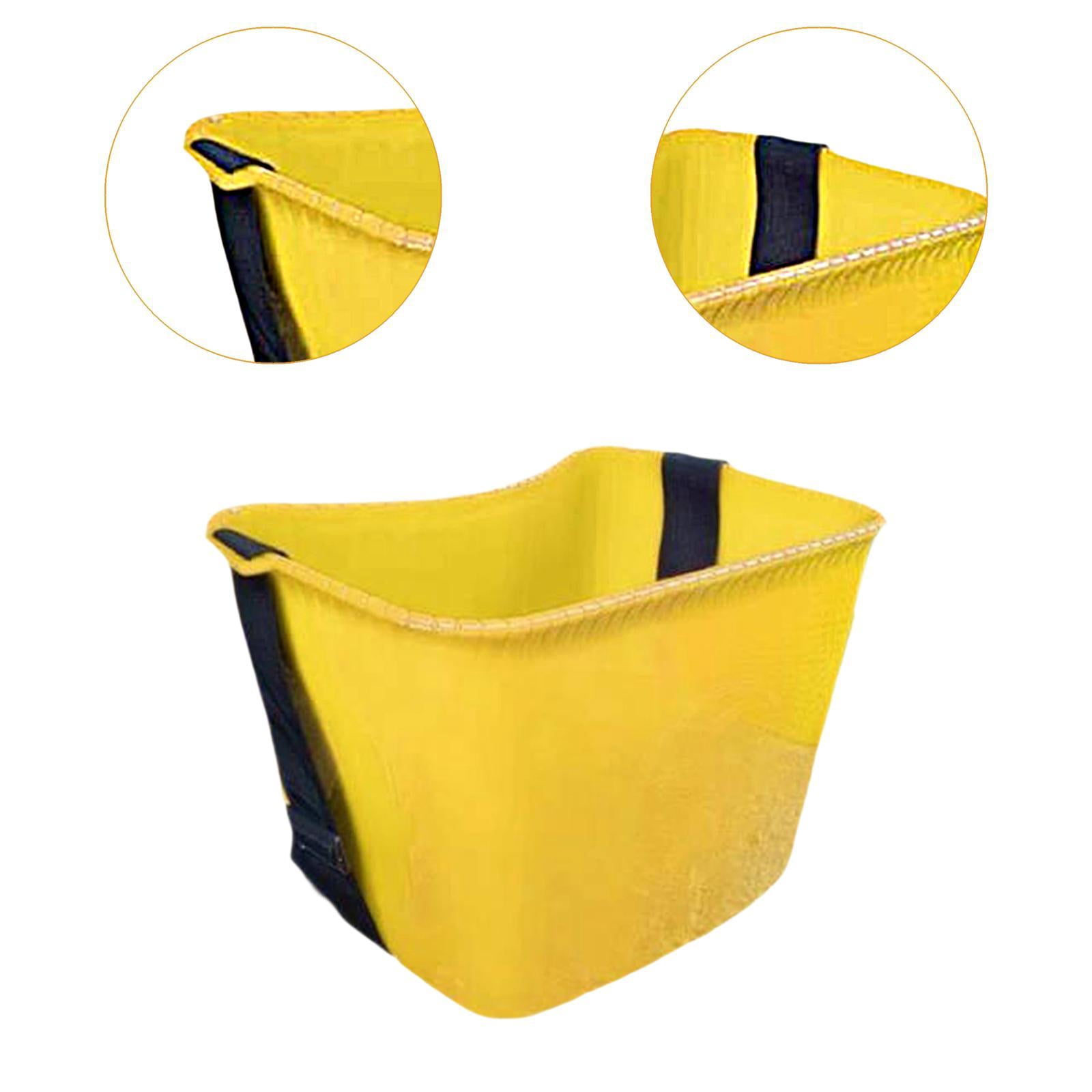 CarpNettore Fruit Picking Basket Organizer Holder Multifunctional Lightweight Practical with Yellow