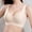 White, variant on Seamless Jelly Soft Support T Shirt Bra for Full Coverage Sagging Comfort Wireless Unlined Pullover Bralette Black M