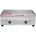 thumbnail image 2 of PreAsion Commercial LPG Gas Grill Griddle Countertop Flat Top Cooking Griddle Grill BBQ Teppanyaki Grill with Adjustable Temperature Control 2800Pa Stainless Steel, 2 of 6