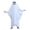 AB439 White, variant on Bainana Halloween Onesie Romper Ghost Outfits For Kids Soft Long Sleeve Hooded Robe Boys And Girls Theme Party Clothes