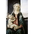 thumbnail image 2 of Botticelli, Sandro 17x24 White Modern Wood Framed Museum Art Print Titled - Madonna Del Mare, 2 of 4