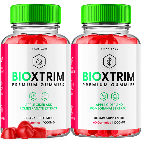 (2 Pack) BioX Trim Keto ACV Gummies - Apple Cider Vinegar Supplement for Energy & Focus - Dietary Supplement Gummies with Apple Cider Vinegar Folate Vitamin B12 B6 Beet Root (120 Gummies)