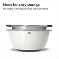 thumbnail image 6 of OXO SoftWorks 5 Quart Stainless Steel Colander with Soft Non-Slip Handles and Elevated Base, 6 of 9