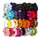 thumbnail image 1 of Coleteros de terciopelo para el cabello - Paquete de 46 para mujeres, niñas y niños - Coleteros a granel para el cabello Bandas para el cabello que no dañan el cabello, 1 of 5