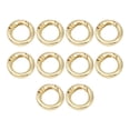 thumbnail image 1 of GUOOL 10 Pcs Mousqueton Rond 0.9 Pouces Clips de Pression Boucles Toriques Pince Métal Durable pour Sacs Doré, 1 of 7
