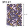thumbnail image 3 of Pofeuu Snake And Floral Print Travel Document Organizer Passport Holder Men Women for Family (6.5 in x 4.5 in),Wallet Holder Credit Card Clutch Bag Case, 3 of 5