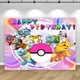 thumbnail image 3 of Fondo de la familia Eevee de Pokémon, linda princesa para fiesta de cumpleaños, fotografía para dormitorio, pancarta de fotos para colgar en la pared, 3 of 5