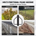 thumbnail image 7 of Fence Post Driver T Post Driver with Handle Heavy Duty Hand Post Pounder with Handle for U Fence Post Wooden Post, 7 of 7
