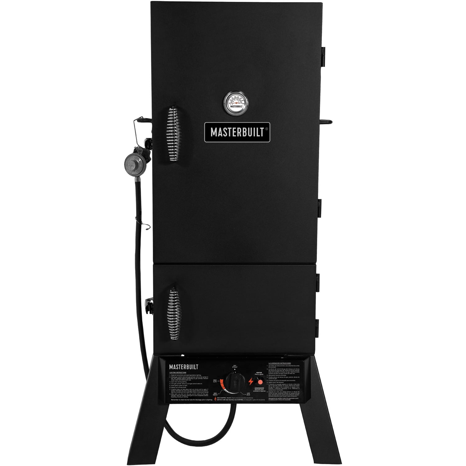 Smoker Grill Barbecue BBQ Large Outdoor Upright Vertical Gas Cooker