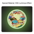 thumbnail image 2 of 4PCS Round Colorful Leaves Cabinet Fluorescence Knob Glowing in the Dark Furniture Drawer Pulls Handle with Screws, 2 of 5