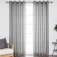 thumbnail image 6 of Quality Home Outdoor Oxford Grommet Top Curtain Panel Pair – Stainless Steel Nickel Grommet Top – Green – 52”W x 84”L – (Set of 2 Panels), 6 of 7