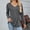 Dark Gray, variant on Tshirt Women Solid V Neck Long Sleeve Top Daily Basic Womens Blouses Dark Green XXL