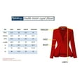 thumbnail image 4 of Hybrid & Company Women Double Notch Lapel Office Blazer, 4 of 4
