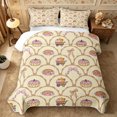 thumbnail image 2 of Erosebridal Lace Pie Twin Quilt Set 2 Pieces,Fall Baking Twin Coverlet Set,Pink,1 Bedspread and 1 Pillowcase, 2 of 7