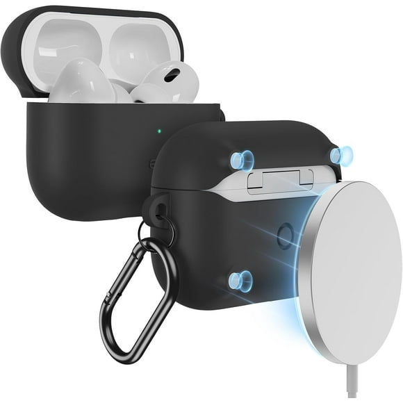 for AirPods Pro Case with MagSafe, Silicone Case Compatible with AirPods Pro 2nd Generation/1st Generation