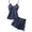 Blue, variant on SAZBJOJN 2 Piece Silk Pajamas for Women Satin Lace Trim Spaghetti Strap Cami Top and Shorts Soft Silky Sleepwear Casual Pajamas for Women Set Home Loungewear Red Size L
