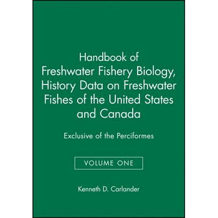 Handbook Of Freshwater Fishery Biology Life History Data