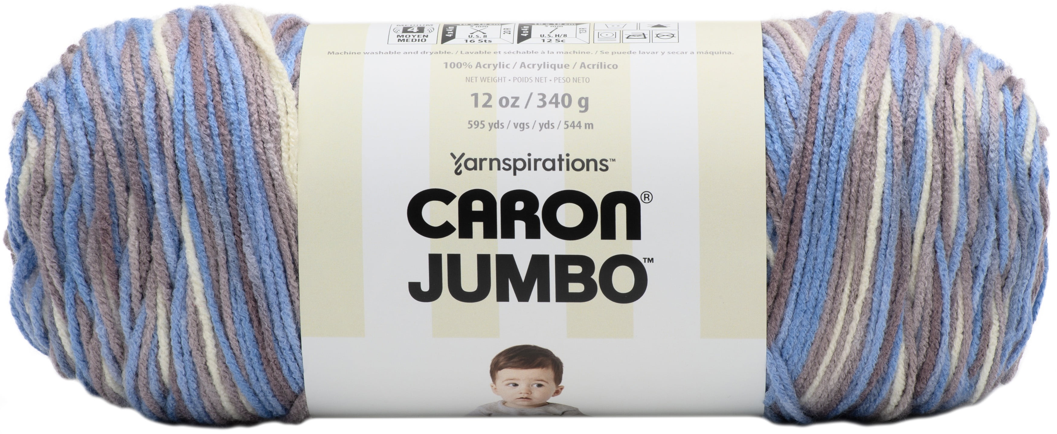 Caron Jumbo Print YarnHarbor Mist
