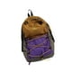 thumbnail image 3 of Mochila de baloncesto, bolsa de almacenamiento, cómoda bolsa deportiva, bolsa de equipo de entrenamiento deportivo para la escuela, natación, voleibol Caqui con morado, 3 of 8