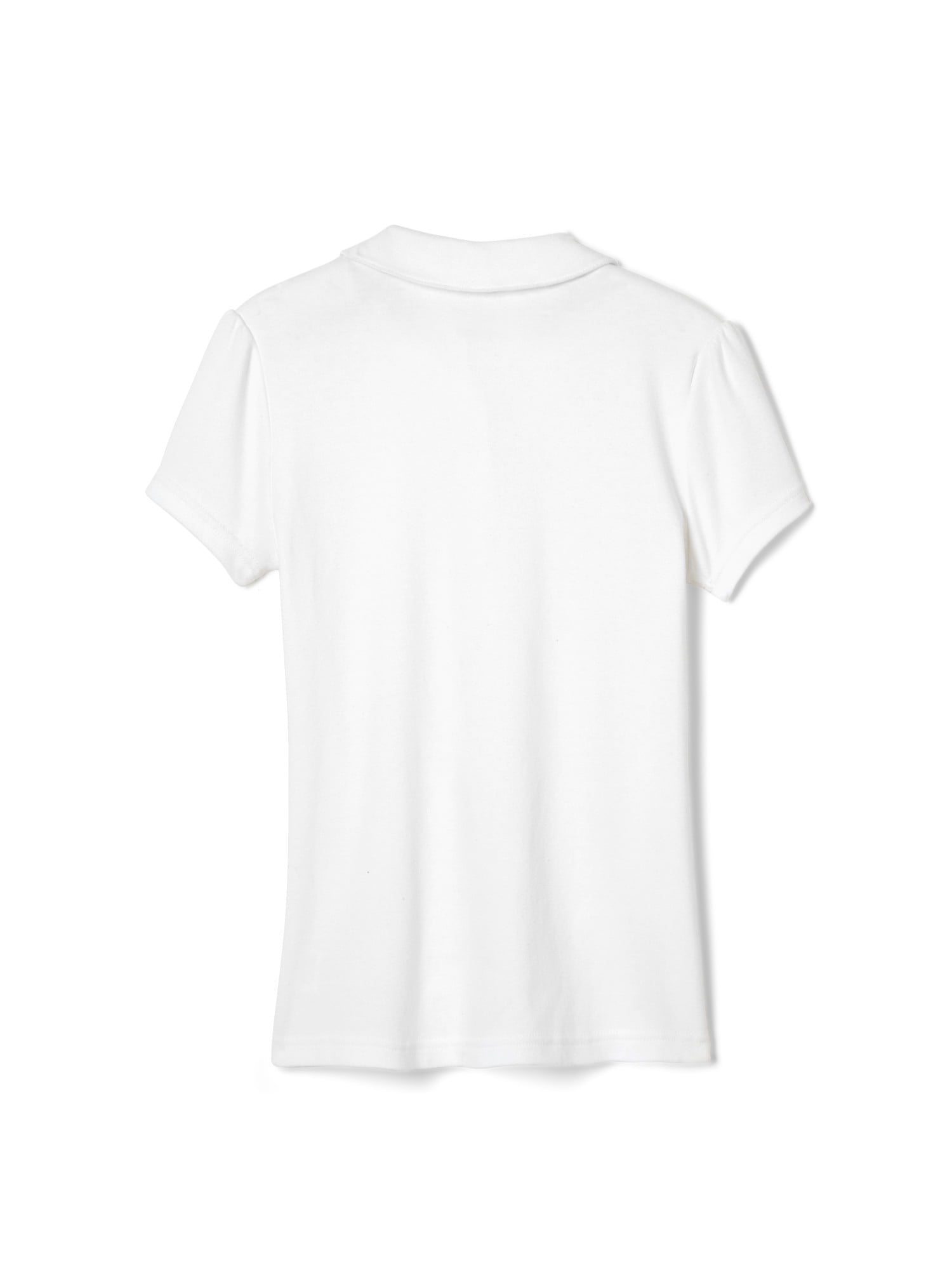 French Toast Girls School Uniform Short Sleeve Peter Pan Collar Polo Shirt, Sizes 4-16
