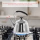 thumbnail image 3 of Whistling Stovetop Tea Kettle de acero inoxidable Coffee Coffee Pother Baornilla de agua Whistling Whistle, 3 of 4