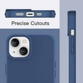 thumbnail image 6 of JETech Silicone Case for iPhone 14 6.1-Inch, Silky-Soft Touch Full-Body Protective Phone Case, Shockproof Cover with Microfiber Lining (Cobalt Blue), 6 of 7
