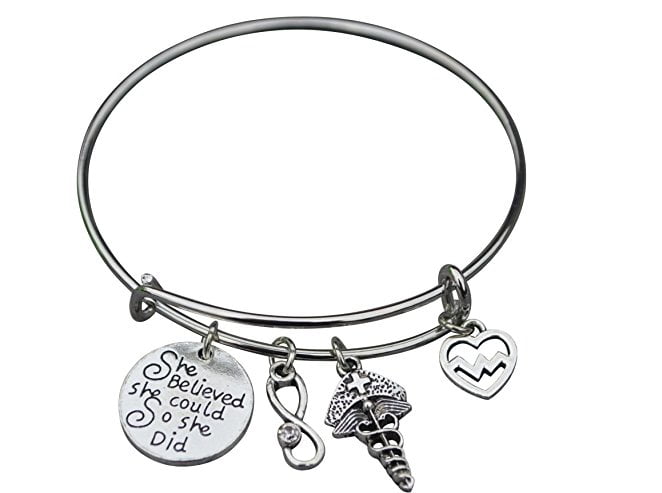 Alex & ani hot sale nurse charm bracelet