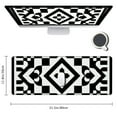 thumbnail image 2 of Oblong Shaped Mouse Pad Black and White, 2 of 6