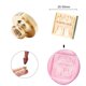 thumbnail image 5 of Cuadros Decorativos Animal DIY Art Seal Head Ornamental redondo para invitaciones de boda (amigos) Wdftyju embutido en tela, 5 of 5