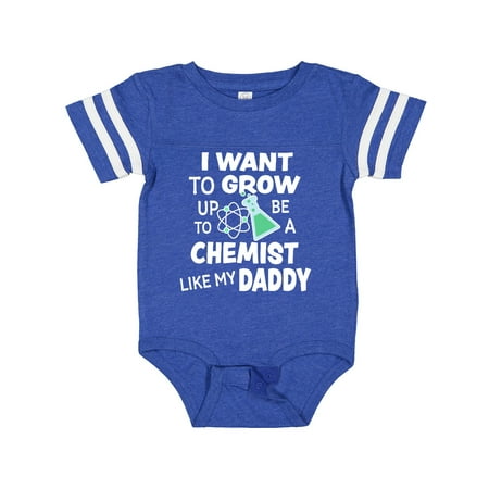 

Inktastic I Want to Grow Up to Be a Chemist Like My Daddy Gift Baby Boy or Baby Girl Bodysuit