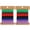 Multicolor Style 3, variant on NFTIGB 8mm Colorful Zigzag Ribbon Trim 2 Pieces Set for DIY Crafts, Hair Accessories, Home Decor & Sewing Trim Embellishments, Style 3 (12 inches / 30.48 cm)