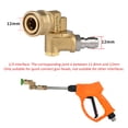 thumbnail image 4 of 4000 PSI Pressure Washer Rotating Turbo Nozzle Quick Connector Nozzle 7 Color 1/4 Union Nozzle Ceramic Core Copper Shell Nozzle, 4 of 6