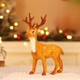 thumbnail image 2 of Yhmxh Deer Decorative Figurine, 9.8 in Christmas Reindeer Stuffed Animal Cute Deer Plush Stuffed Animal Xmas Plush Gift Toy Winter Christmas Decoration Elk Statue for Woodland Holiday Decoration, 2 of 7