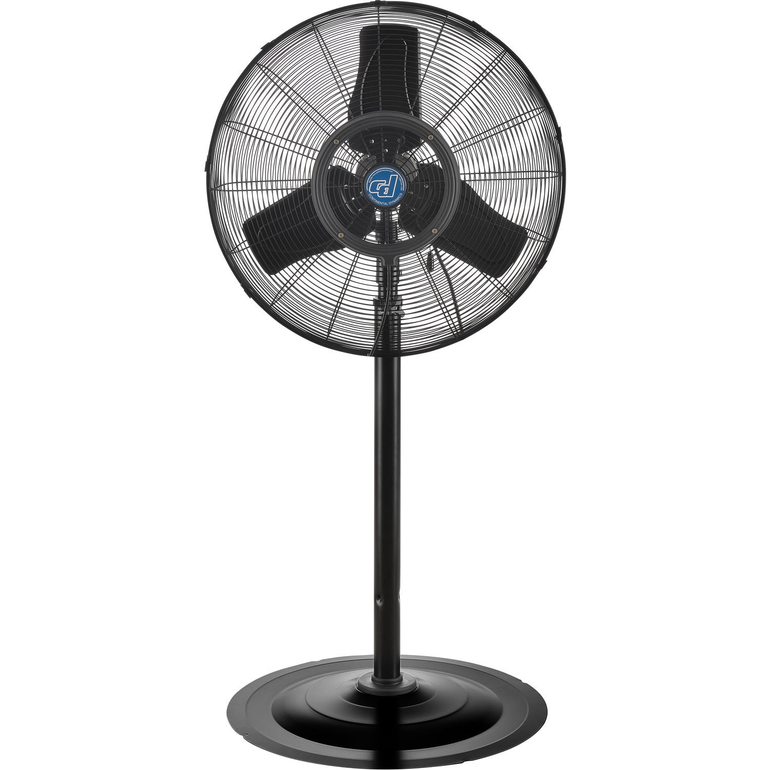 24" Pedestal Misting Fan, Outdoor Rated, Oscillating, 7435 CFM, 1/7 HP