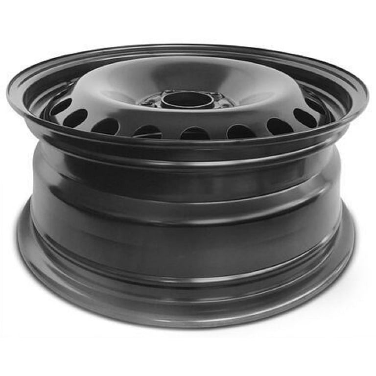 New 16 Inch Black Steel Wheel Rim For 2013-2020 Ford Fusion - Direct Replacement