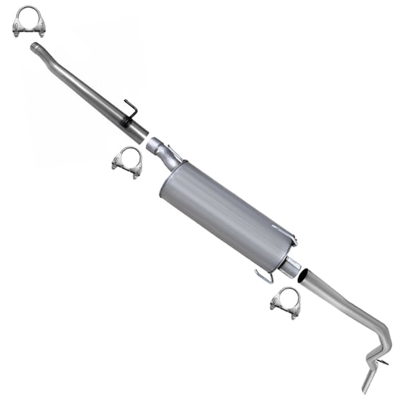 Northeastern Exhaust Intermediate Pipe, Muffler & Tail Pipe Exhaust System Kit Fits 2003–2009 Dodge RAM 2500 & 3500 5.7L – Direct Fit