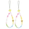 thumbnail image 4 of MLINS 2 Pcs Cute Lanyard Mobile Phone Chain Keychain Pendants Miss 16x2cm, 4 of 8